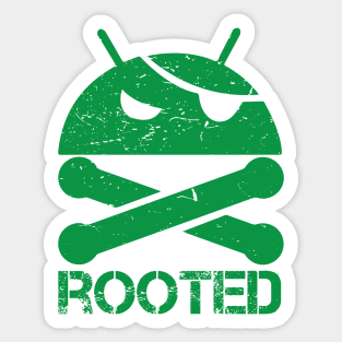 Pirate Droid Rooted Superuser Sticker